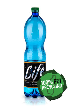 100% recycling PET - Woda mineralna 